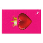 Heart King Pink | Mix & Match Soft Fun-Flirty Lovers’ Towels