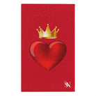 Heart King Red | Mix & Match Soft Fun-Flirty Lovers’ Towels