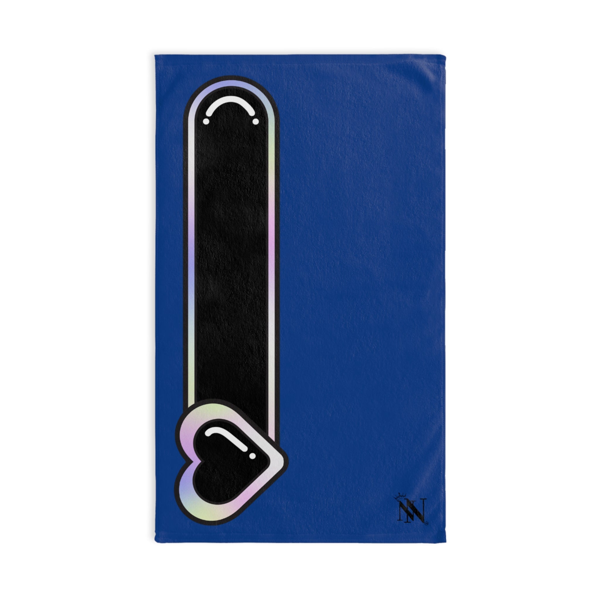Heart Love Toy Meter Blue | Mix & Match Original Fun-Flirty Lovers’ Towels
