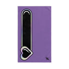 Heart Love Toy Meter Lavendar | Mix & Match Original Fun-Flirty Lovers’ Towels