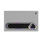 Heart Love Toy Meter Light Grey | Mix & Match Original Fun-Flirty Lovers’ Towels