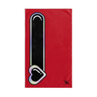 Heart Love Toy Meter Red | Mix & Match Original Fun-Flirty Lovers’ Towels