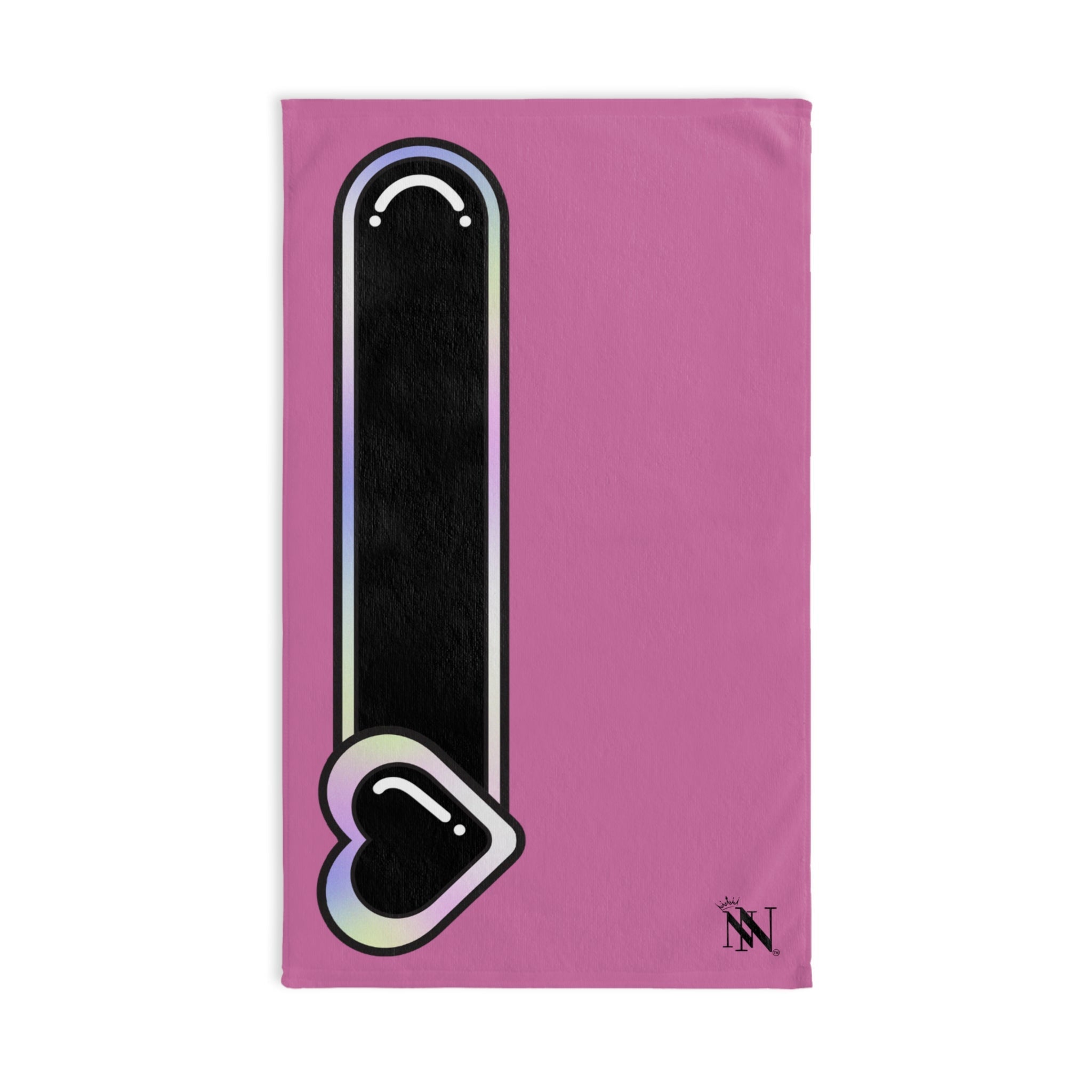 Heart Love Toy Meter Soft Pink | Mix & Match Original Fun-Flirty Lovers’ Towels