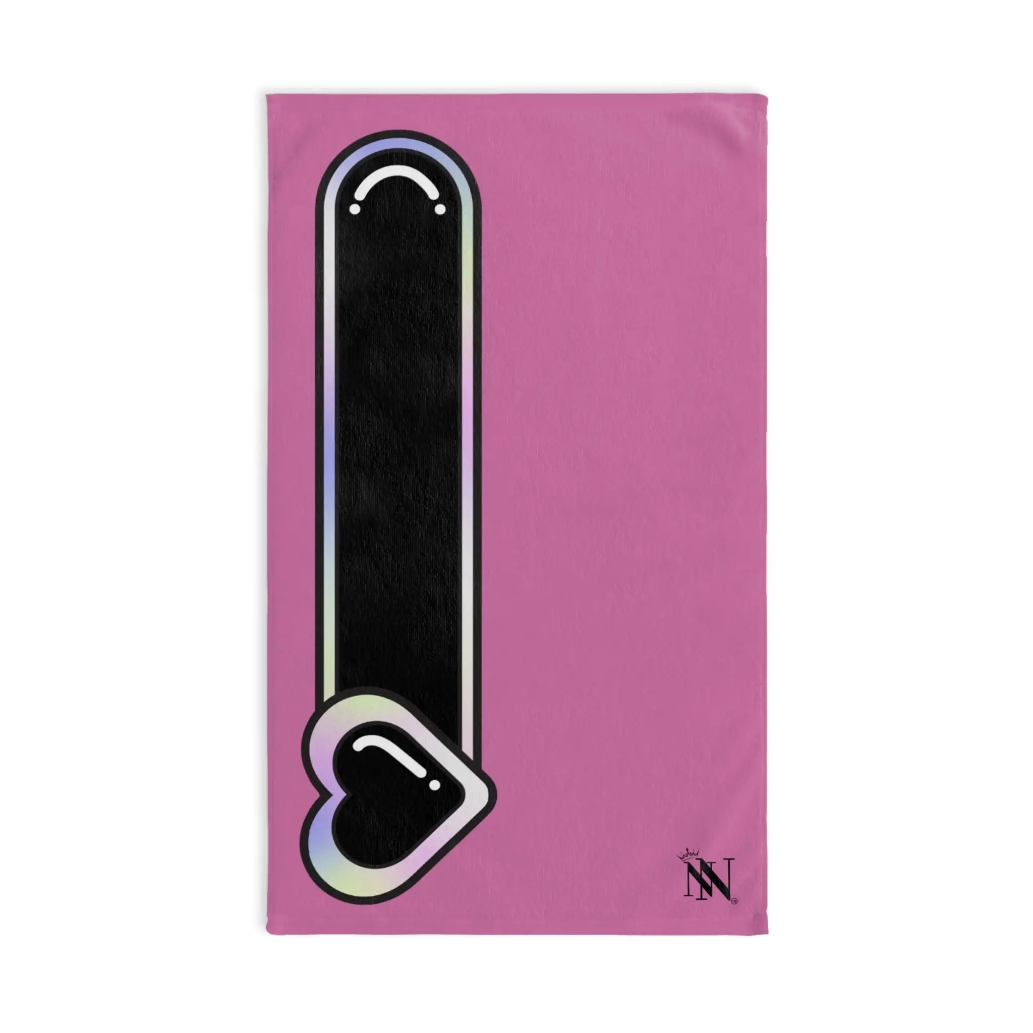 Heart Love Toy Meter Soft Pink | Mix & Match Original Fun-Flirty Lovers’ Towels