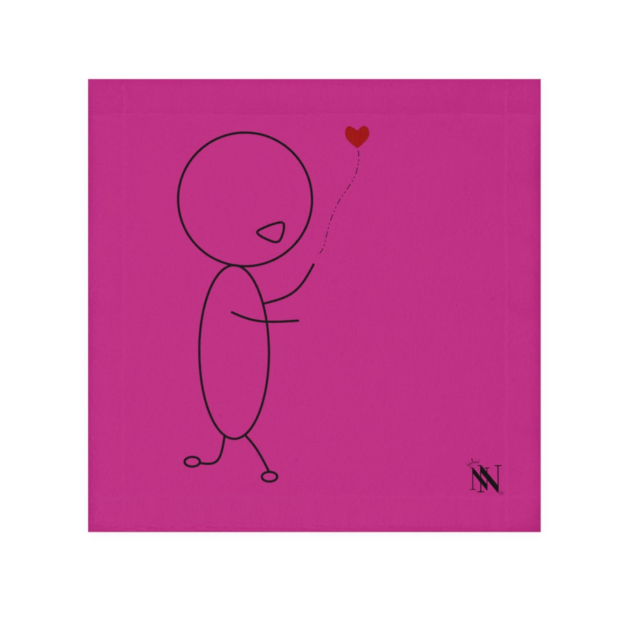 Heart on a String Fuscia | Mix & Match Lils’ Fun-Flirty Lovers’ Towels
