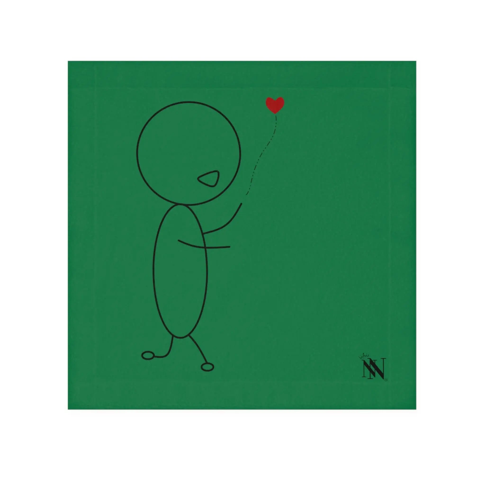 Heart on a String Green | Mix & Match Lils’ Fun-Flirty Lovers’ Towels