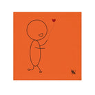 Heart on a String Orange | Mix & Match Lils’ Fun-Flirty Lovers’ Towels
