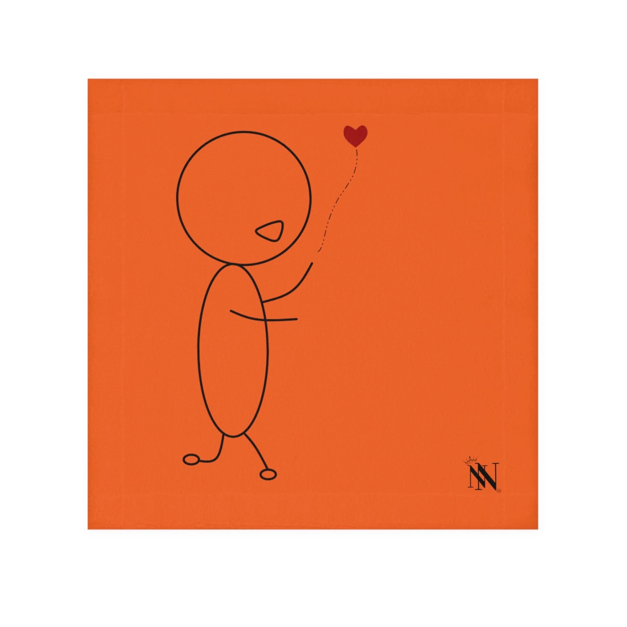 Heart on a String Orange | Mix & Match Lils’ Fun-Flirty Lovers’ Towels