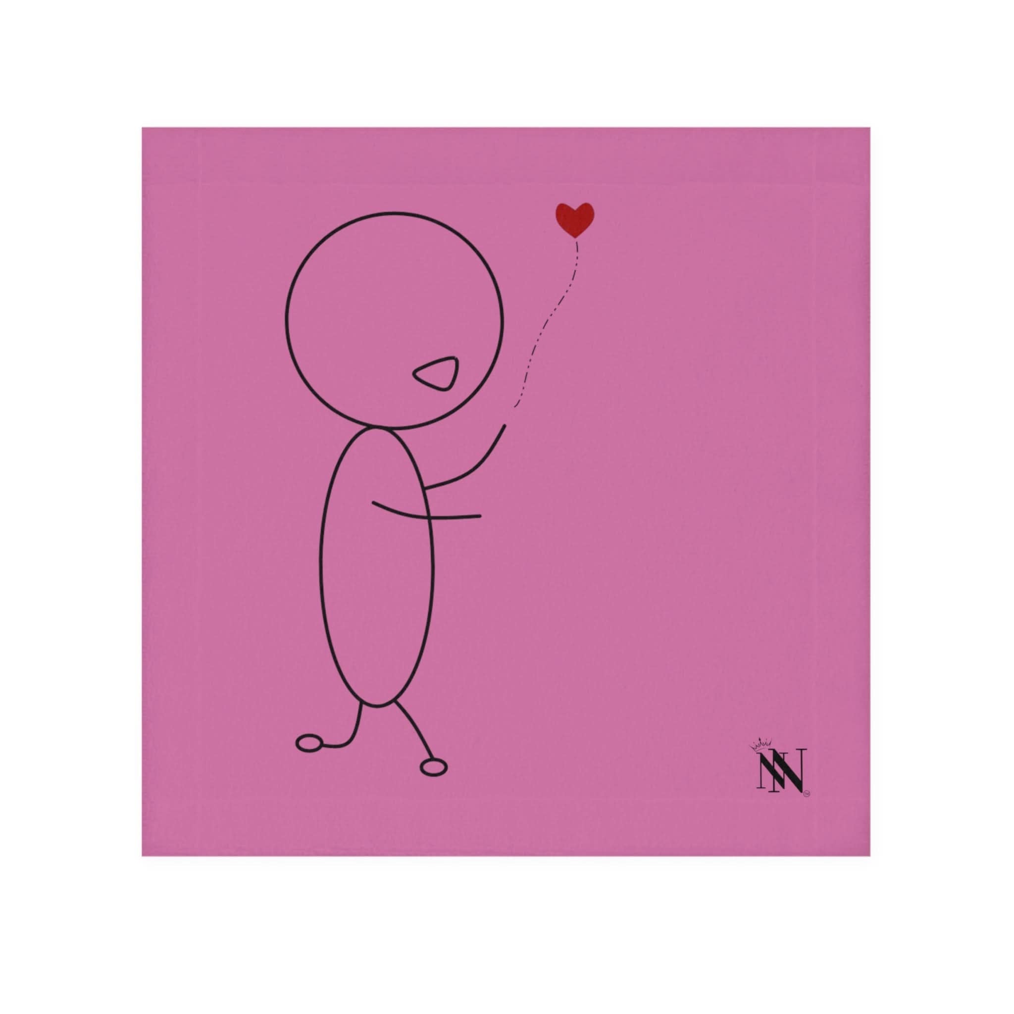 Heart on a String Pink | Mix & Match Lils’ Fun-Flirty Lovers’ Towels