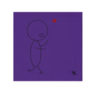 Heart on a String Purple | Mix & Match Lils’ Fun-Flirty Lovers’ Towels