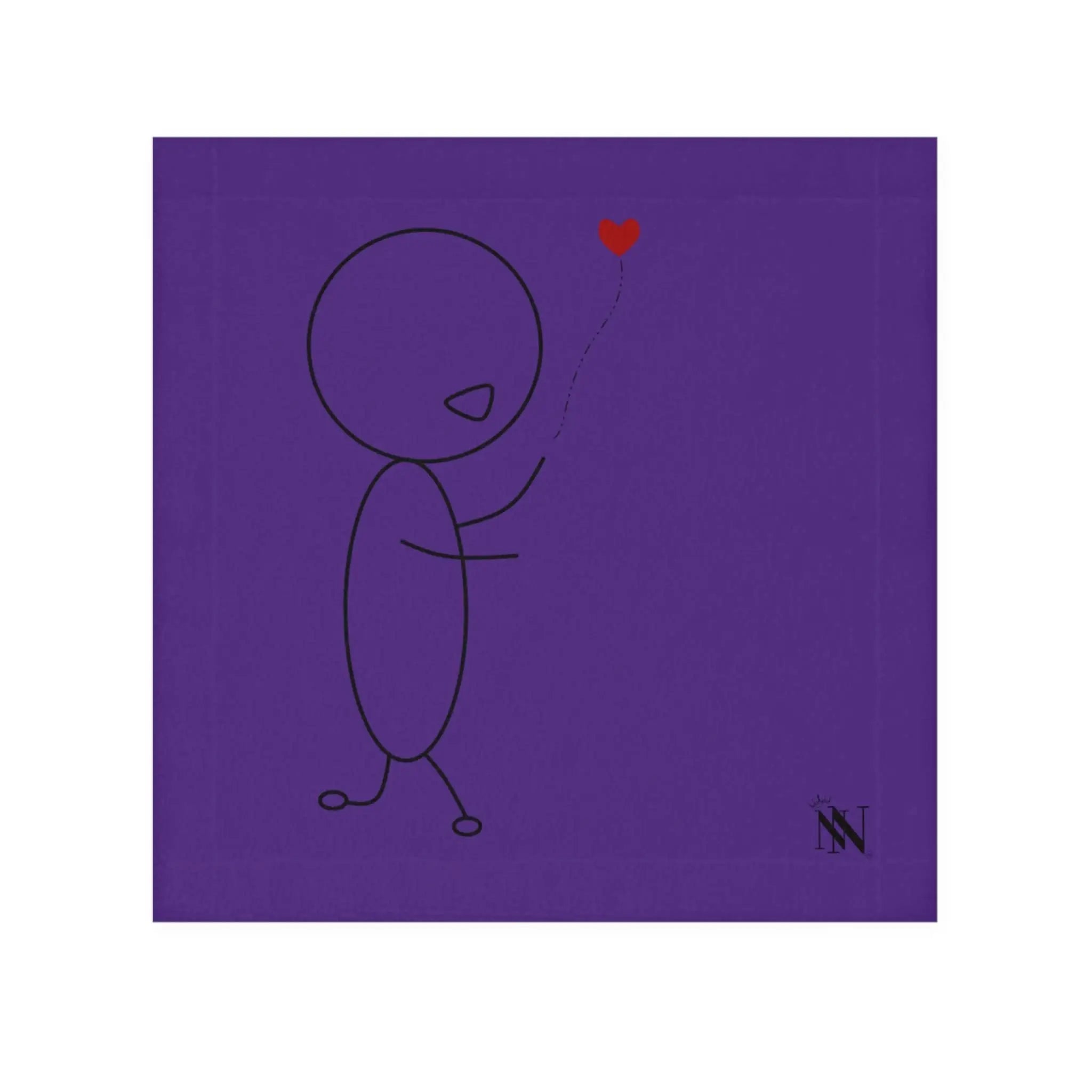 Heart on a String Purple | Mix & Match Lils’ Fun-Flirty Lovers’ Towels