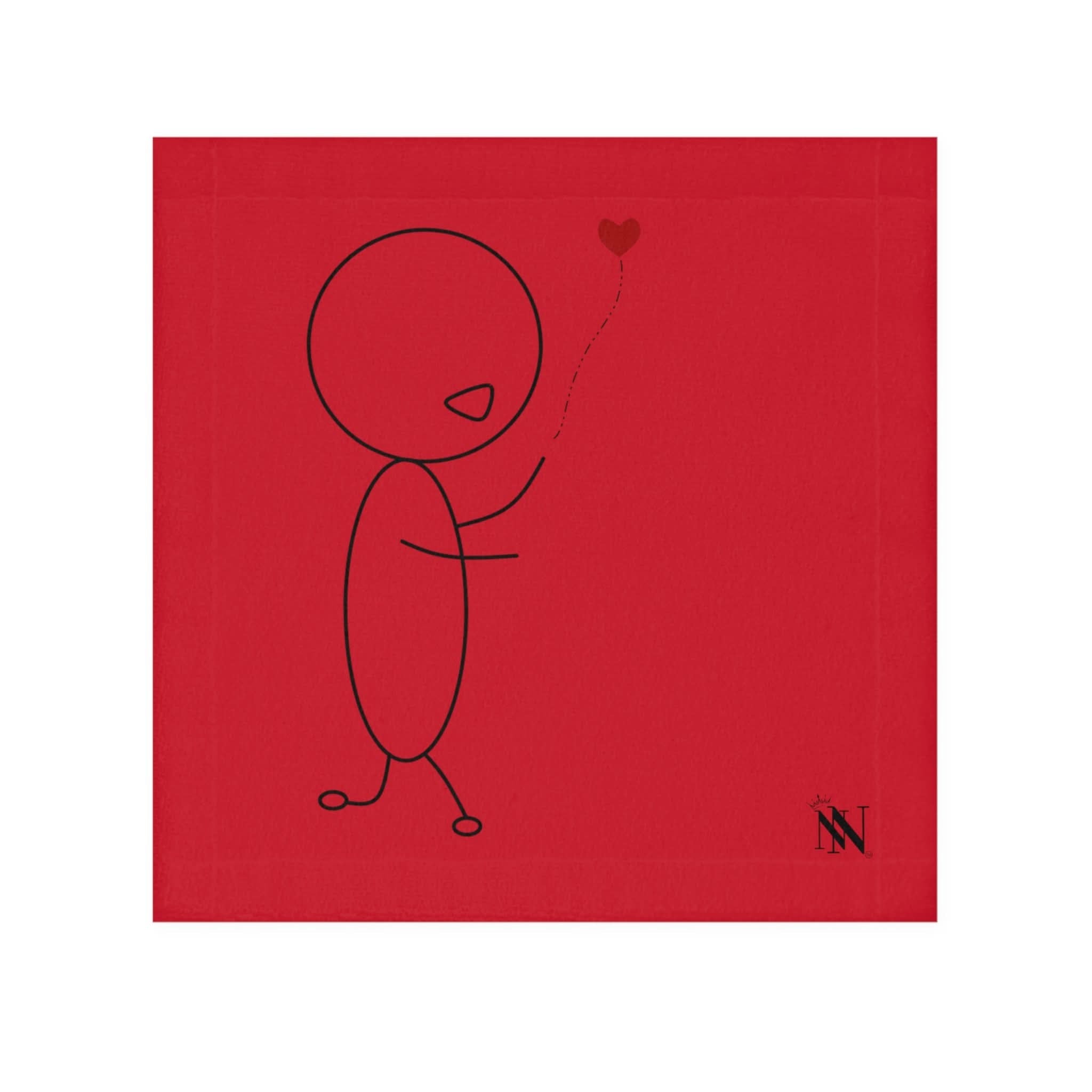 Heart on a String Red | Mix & Match Lils’ Fun-Flirty Lovers’ Towels