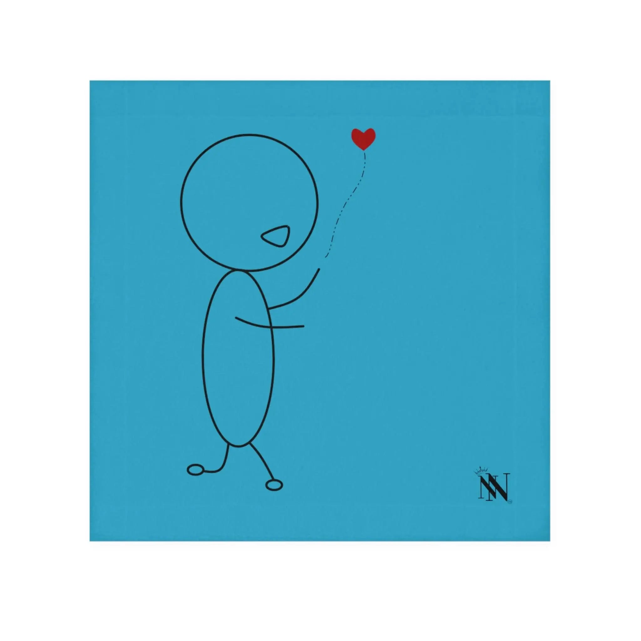 Heart on a String Teal | Mix & Match Lils’ Fun-Flirty Lovers’ Towels
