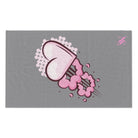 Heart Pounding Grey Mix & Match Soft Sex Towels | Flirty Lovers’ Gifts