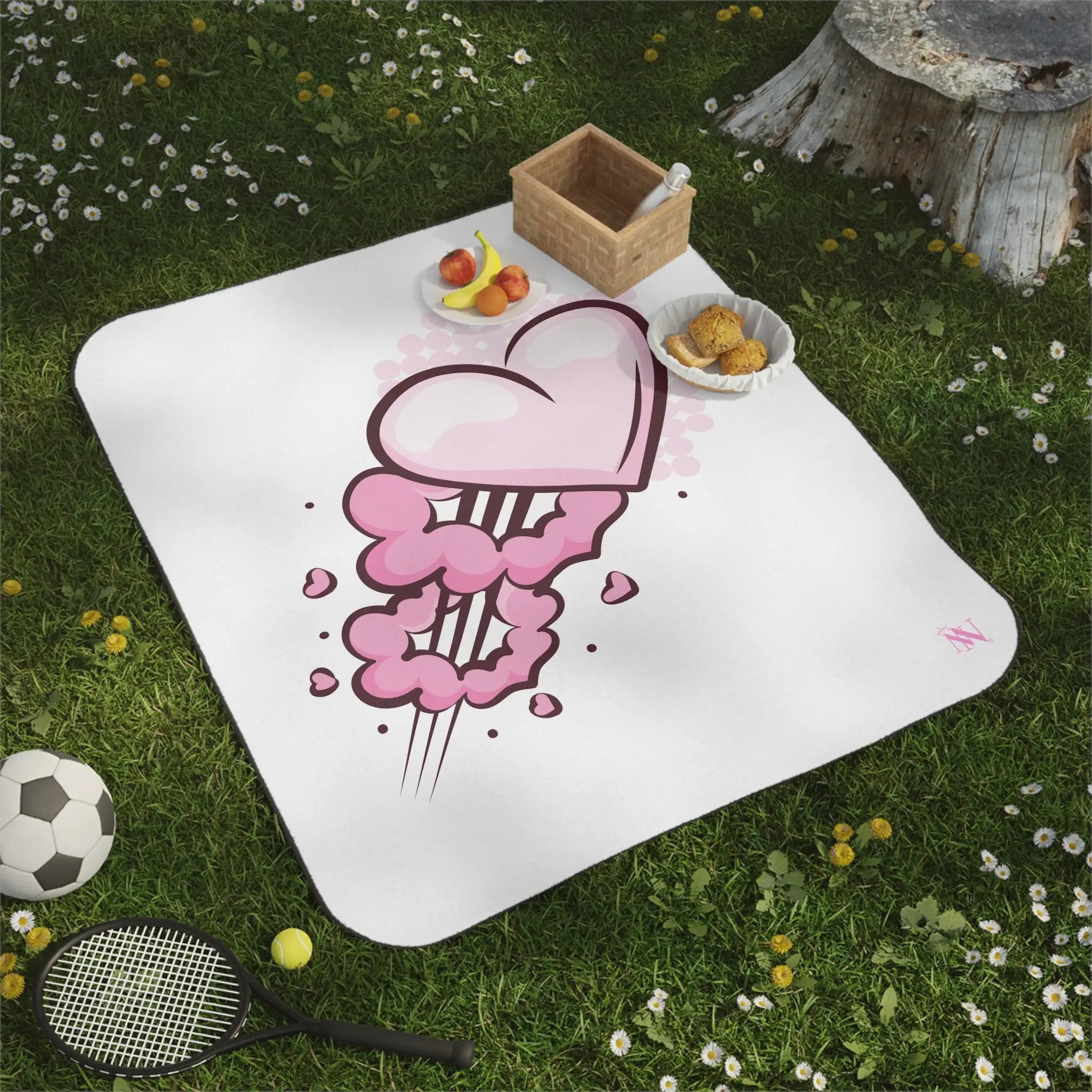 Heart Pounding | Mix Match Fun-Flirty Lovers’ Water-Resistant Blankets