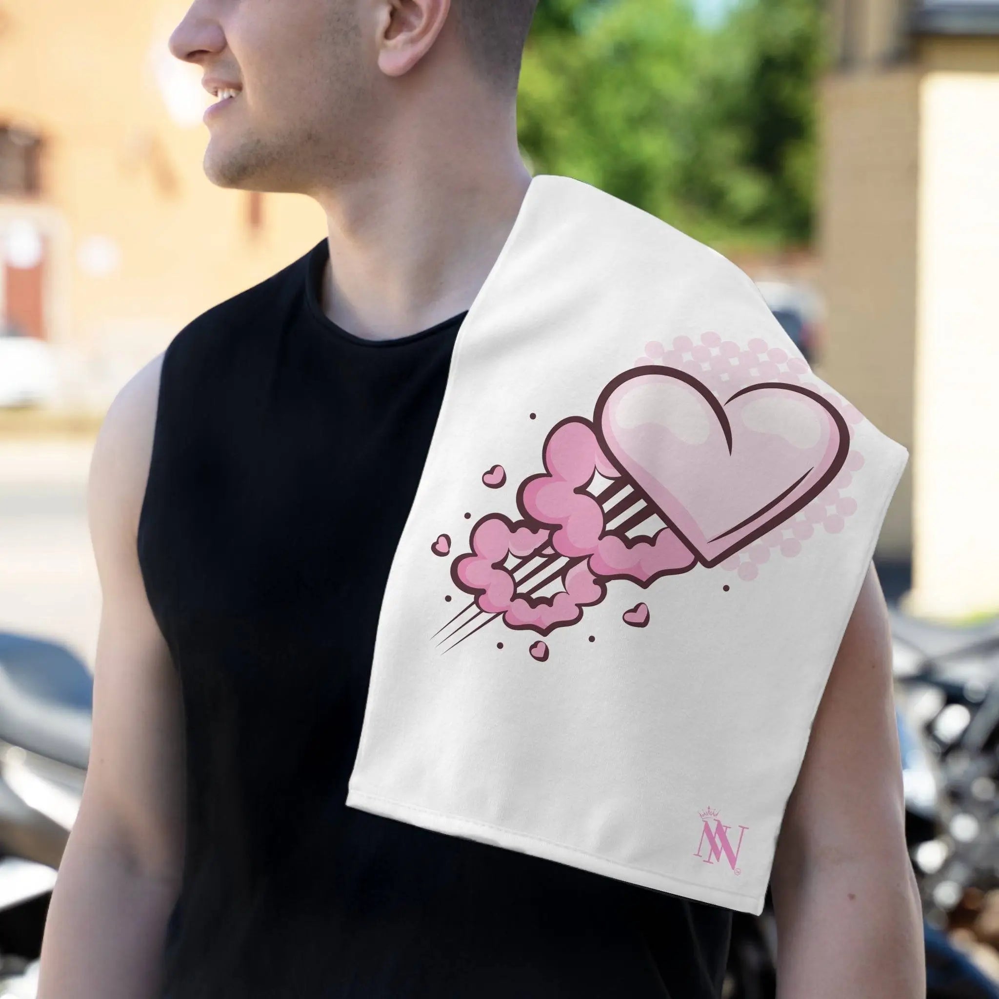 Heart Pounding | Mix & Match Soft Fun-Flirty Lovers’ Towels