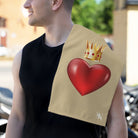 Heart Queen Gold | Mix & Match Soft Fun-Flirty Lovers’ Towels