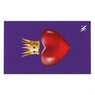Heart Queen Purple | Mix & Match Soft Fun-Flirty Lovers’ Towels
