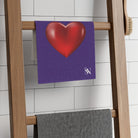 Heart Queen Purple | Mix & Match Soft Fun-Flirty Lovers’ Towels