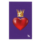 Heart Queen Purple | Mix & Match Soft Fun-Flirty Lovers’ Towels