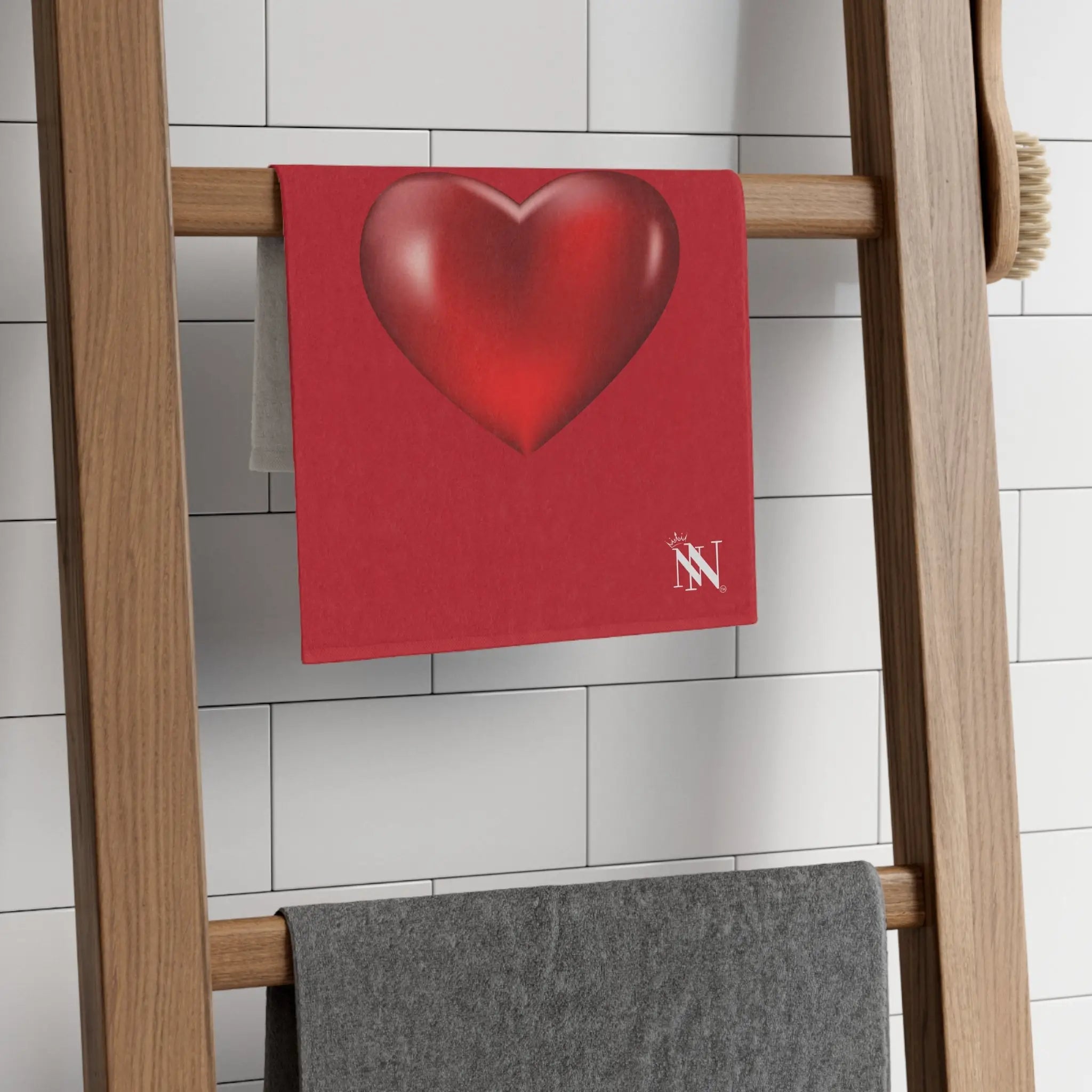 Heart Queen Red | Mix & Match Soft Fun-Flirty Lovers’ Towels