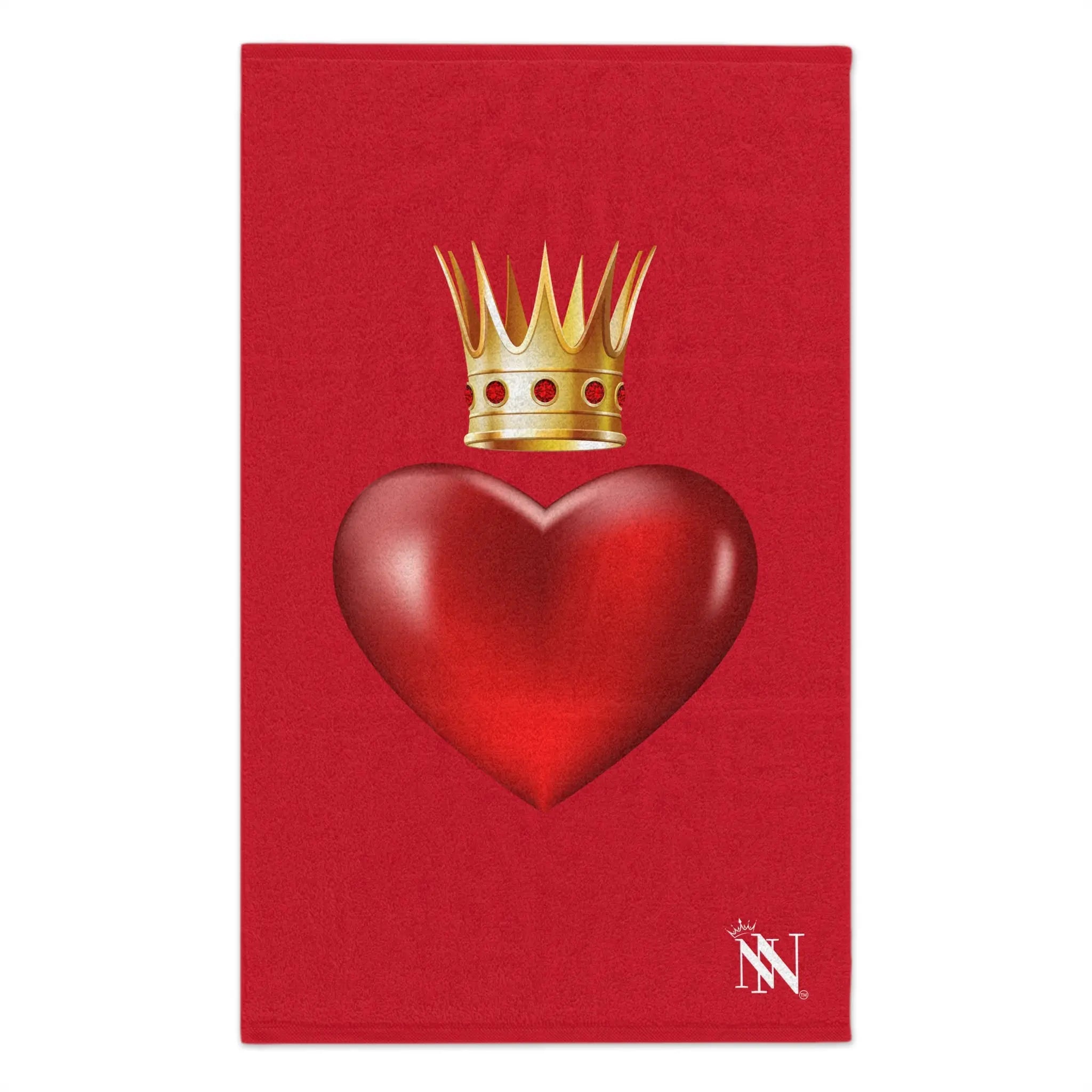 Heart Queen Red | Mix & Match Soft Fun-Flirty Lovers’ Towels