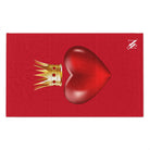 Heart Queen Red | Mix & Match Soft Fun-Flirty Lovers’ Towels