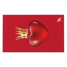 Heart Queen Red | Mix & Match Soft Fun-Flirty Lovers’ Towels