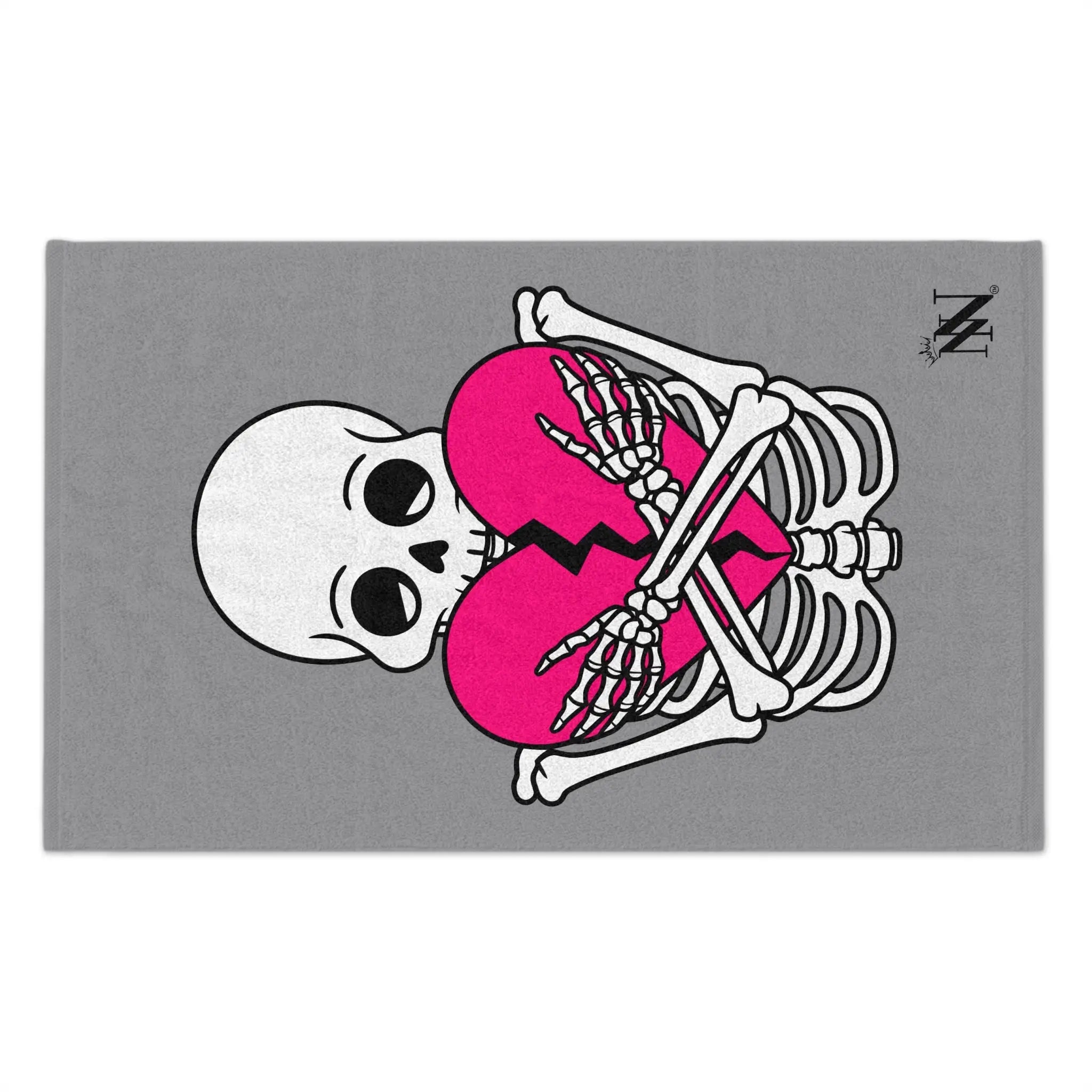 Heartbreaker Love Grey | Mix & Match Soft Fun-Flirty Lovers’ Towels
