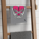 Heartbreaker Love Grey | Mix & Match Soft Fun-Flirty Lovers’ Towels