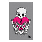 Heartbreaker Love Grey | Mix & Match Soft Fun-Flirty Lovers’ Towels