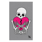 Heartbreaker Love Grey | Mix & Match Soft Fun-Flirty Lovers’ Towels
