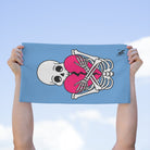 Heartbreaker Love Light Blue | Mix & Match Soft Fun-Flirty Lovers’ Towels