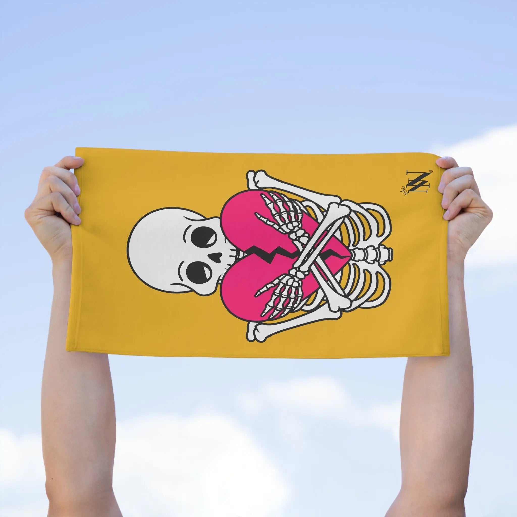 Heartbreaker Love Yellow | Mix & Match Soft Fun-Flirty Lovers’ Towels
