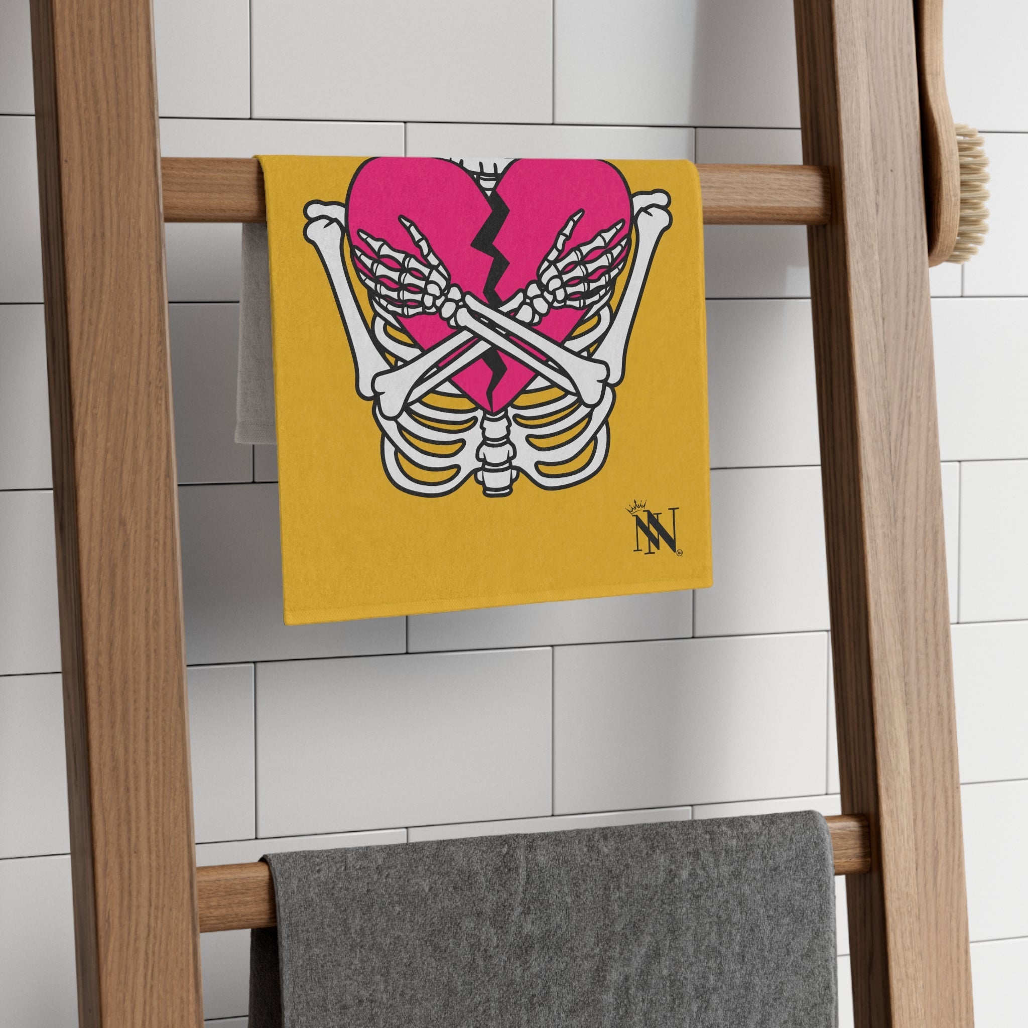 Heartbreaker Love Yellow | Mix & Match Soft Fun-Flirty Lovers’ Towels