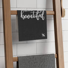 Hello Beautiful Black Mix & Match Soft Sex Towels | Flirty Lovers’ Gifts