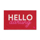 Hello Darling Red | Mix & Match Original Fun-Flirty Lovers’ Towels