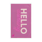 Hello Darling Soft Pink | Mix & Match Original Fun-Flirty Lovers’ Towels