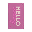Hello Darling Soft Pink | Mix & Match Original Fun-Flirty Lovers’ Towels