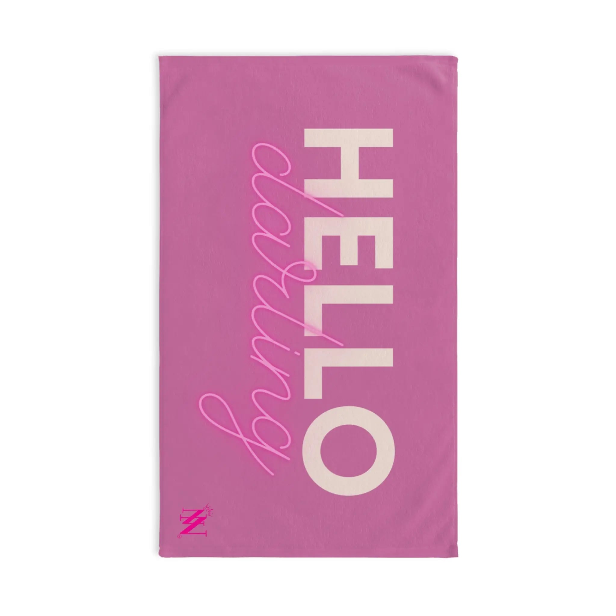 Hello Darling Soft Pink | Mix & Match Original Fun-Flirty Lovers’ Towels