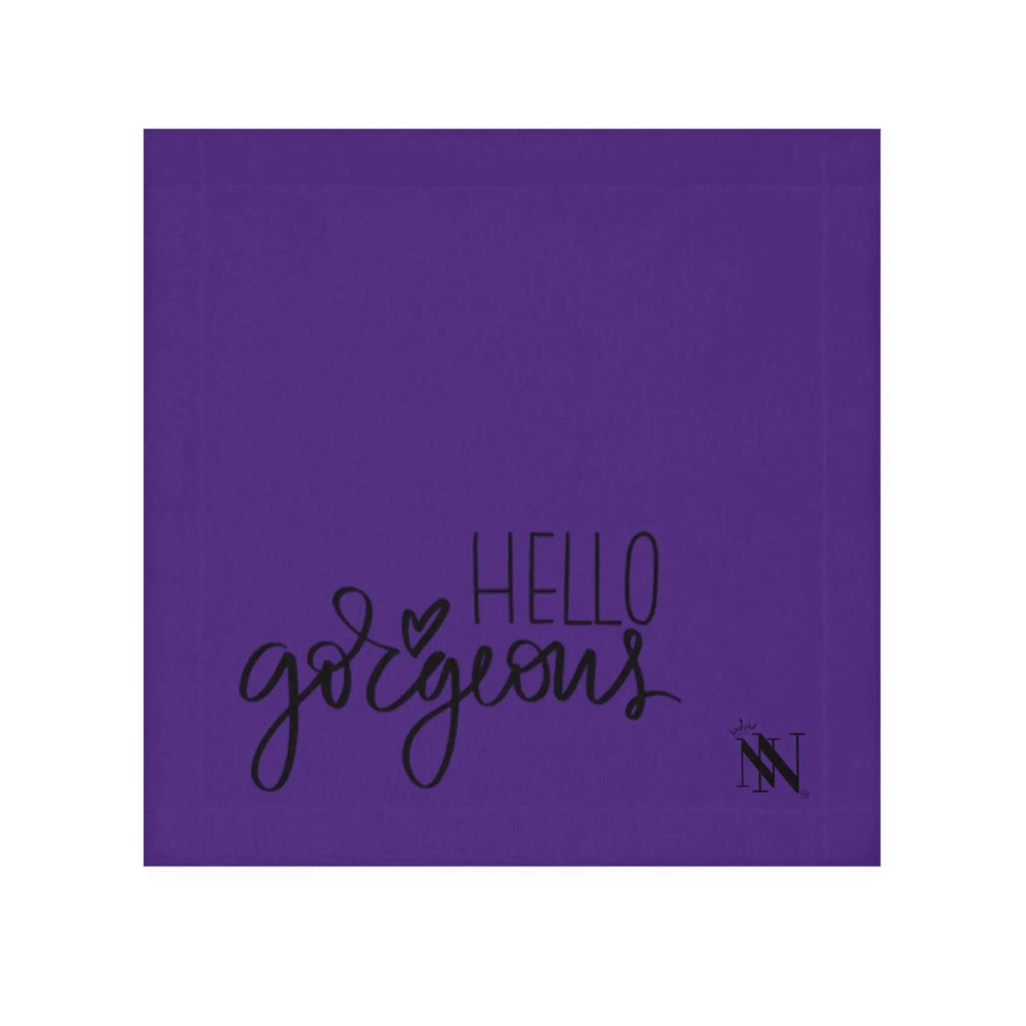 Hello Gorgeous Purple | Mix & Match Lils’ Fun-Flirty Lovers’ Towels