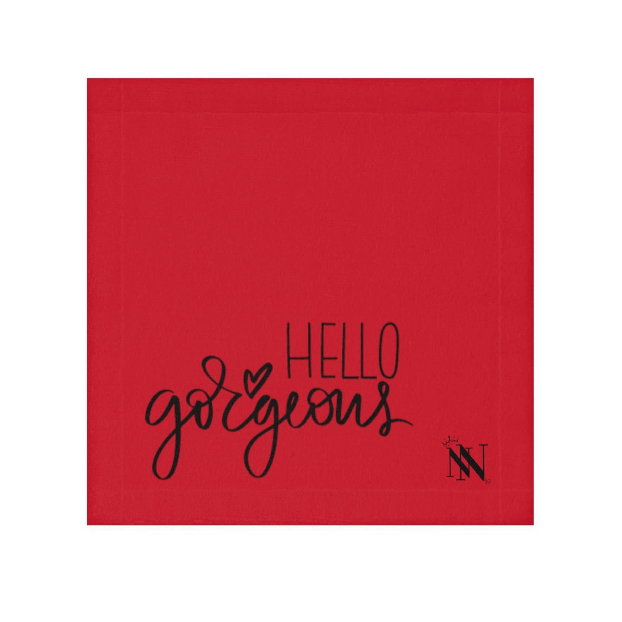 Hello Gorgeous Red | Mix & Match Lils’ Fun-Flirty Lovers’ Towels