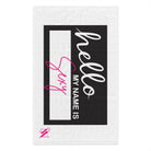 Hello My Name Is Sexy | Mix & Match Soft Fun-Flirty Lovers’ Towels