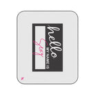 Hello My Name Is Sexy Tag | Mix Match Fun-Flirty Lovers’ Water-Resistant Blankets