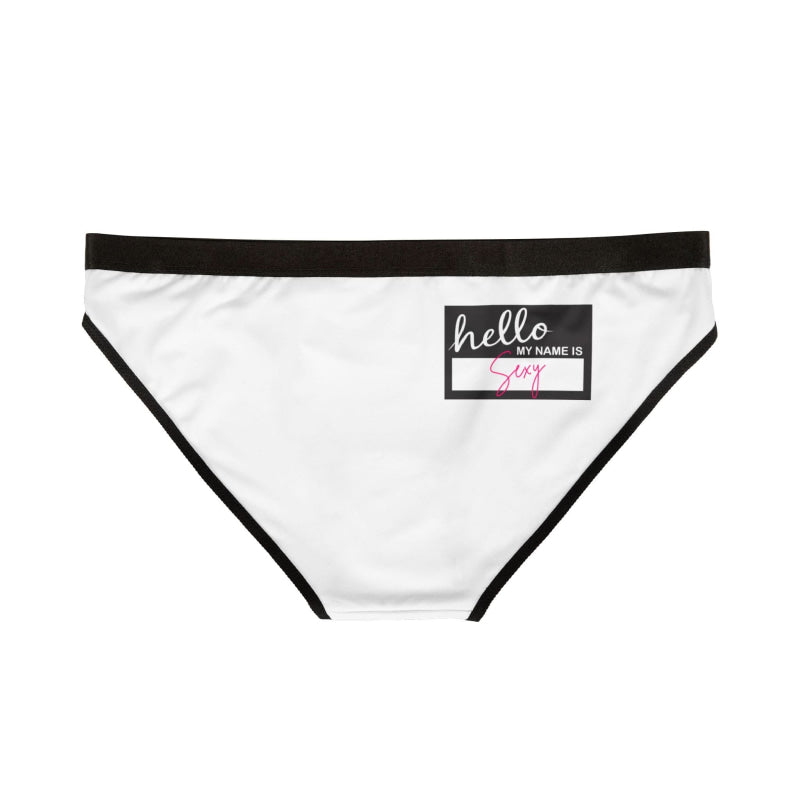 Hello My Name Is Sexy Tag | Mix & Match Women’s Fun-Flirty Lovers’ Panties