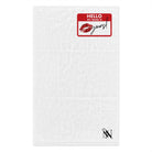 Hello My Name is Yours | Mix & Match Soft Fun-Flirty Lovers’ Towels