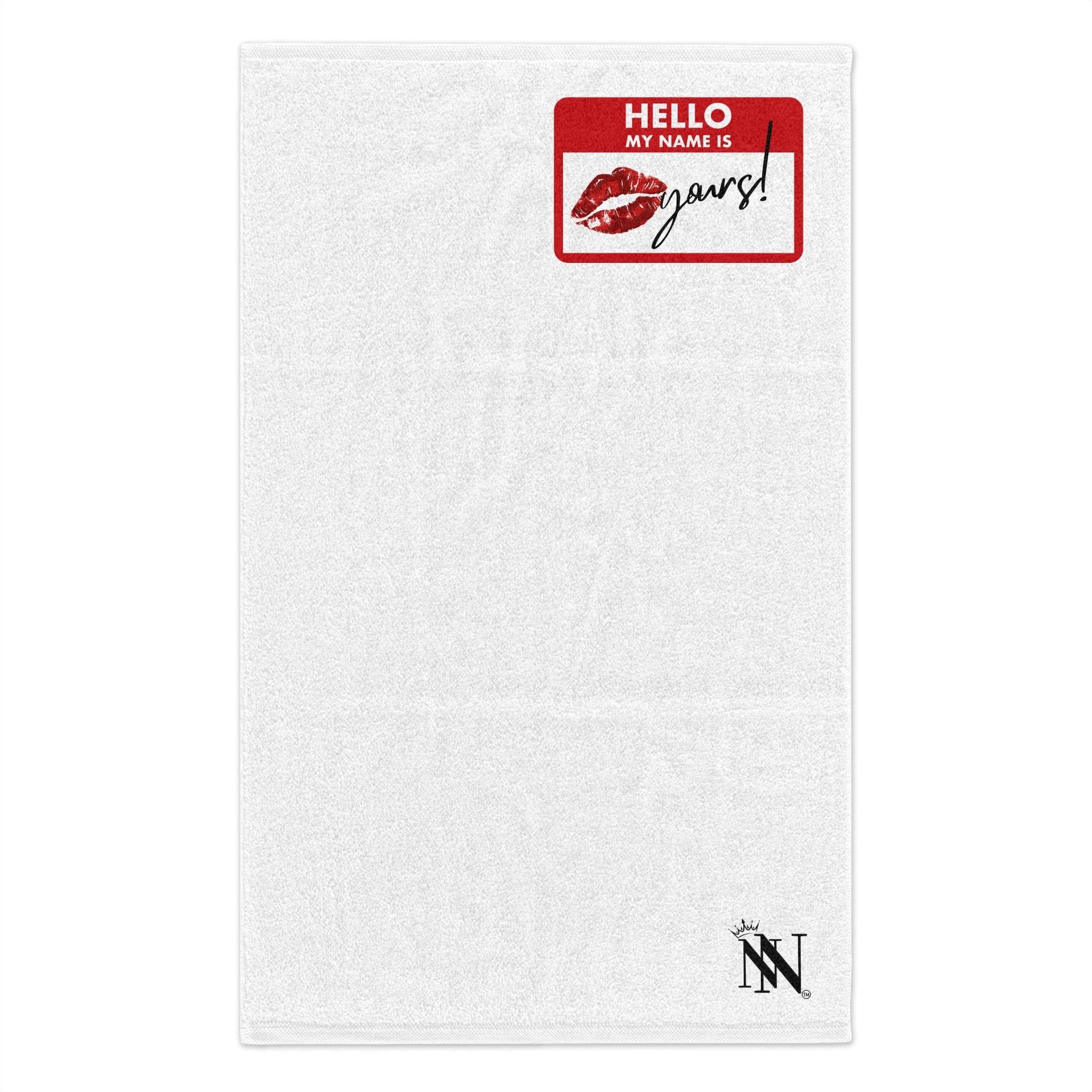 Hello My Name is Yours | Mix & Match Soft Fun-Flirty Lovers’ Towels