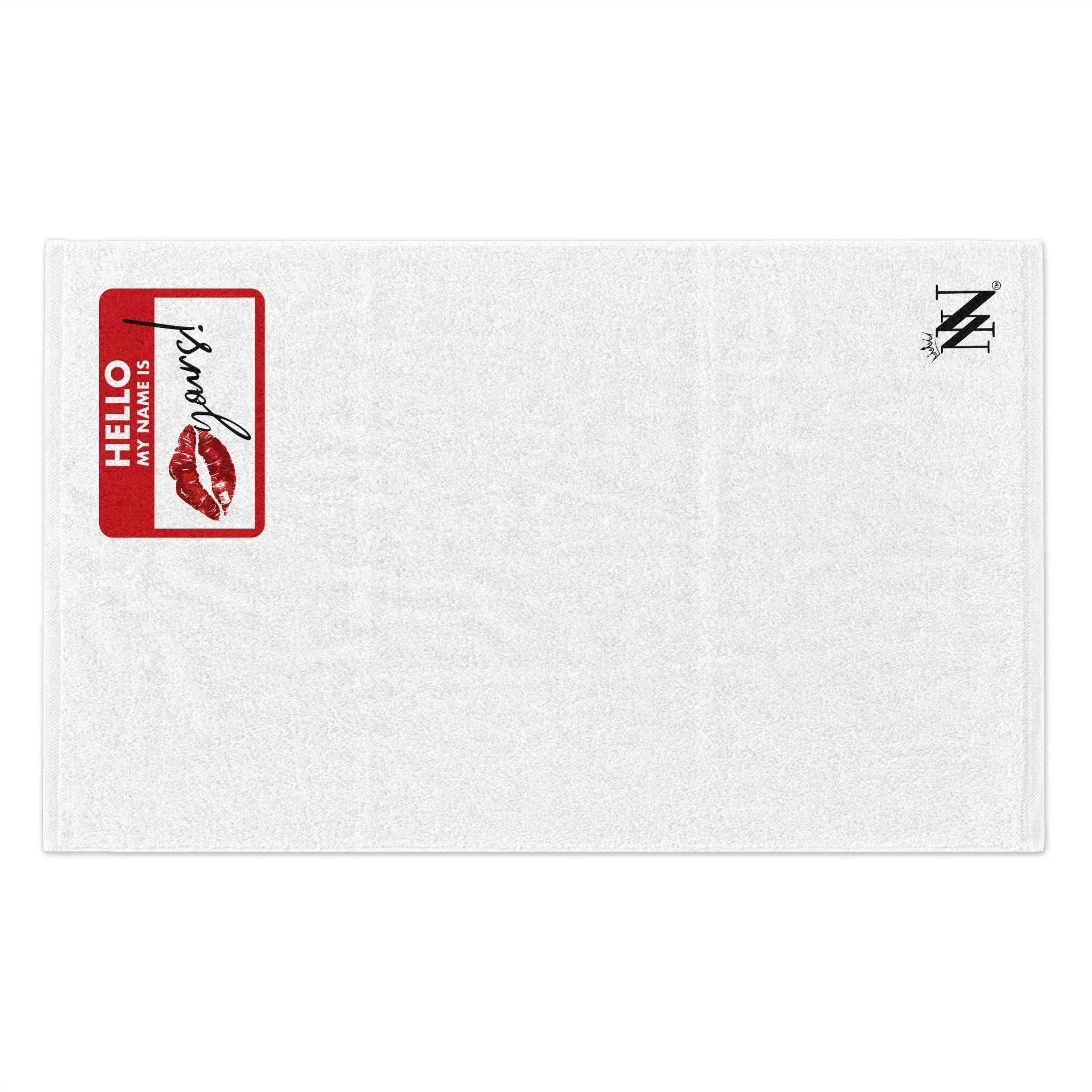 Hello My Name is Yours | Mix & Match Soft Fun-Flirty Lovers’ Towels