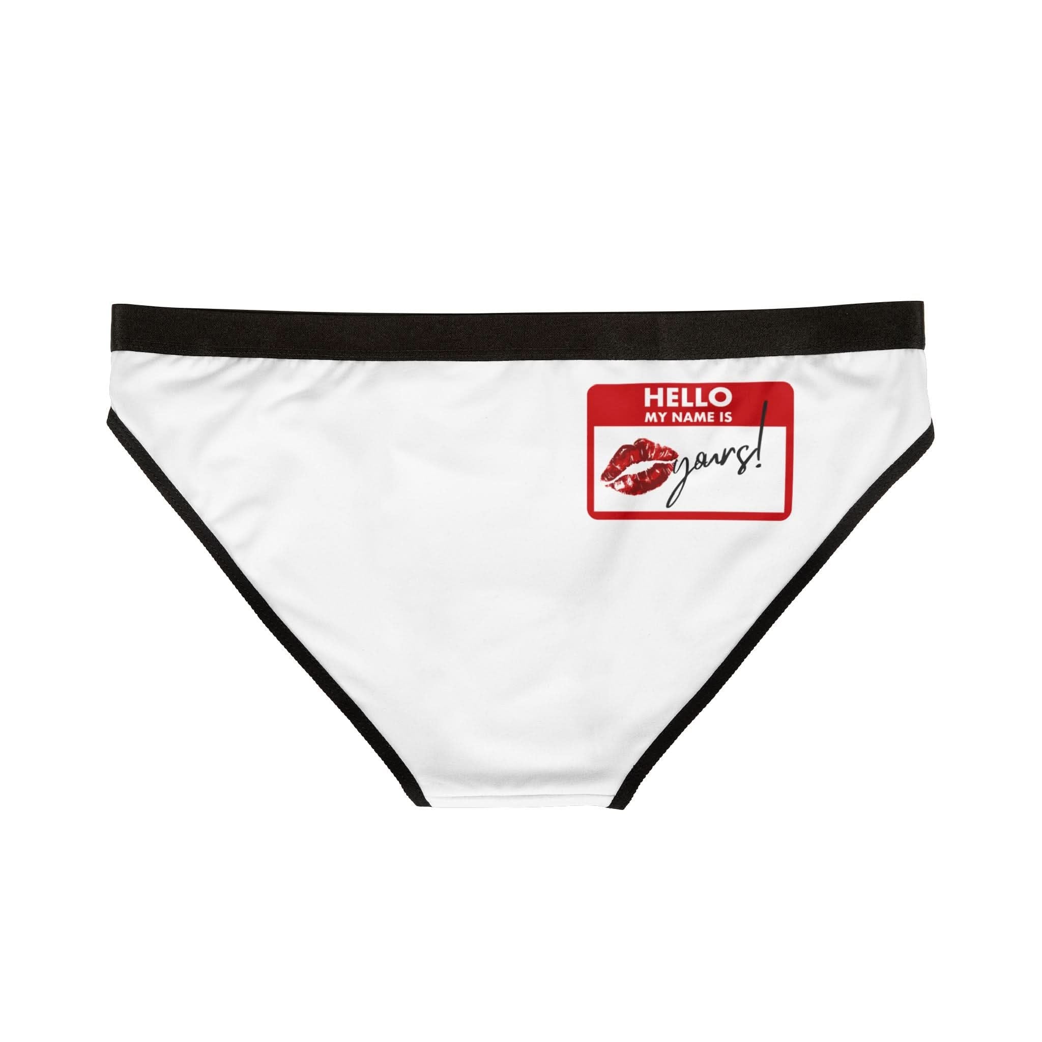 Hello My Name Is Yours! Tag | Mix & Match Women’s Fun-Flirty Lovers’ Panties
