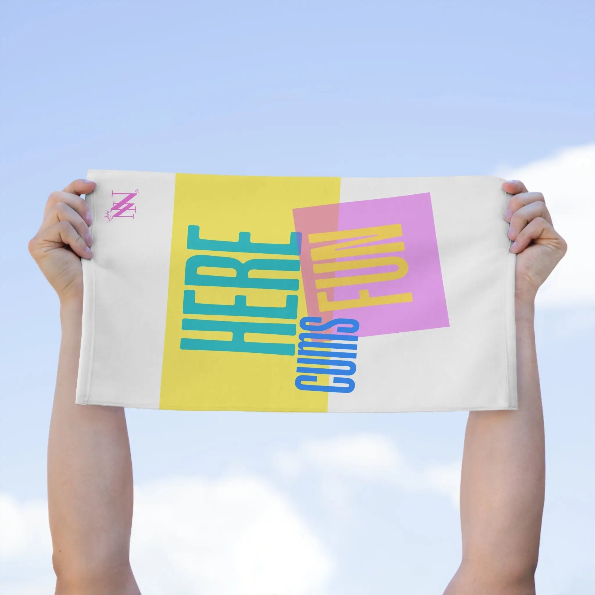 Here Cums Fun | Mix & Match Soft Fun-Flirty Lovers’ Towels